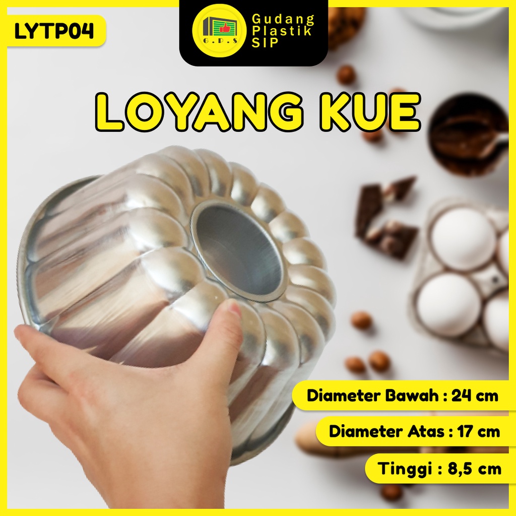 Loyang Press Cetakan Tulban Tanpa Sambungan Tipe Bolu LYTP04