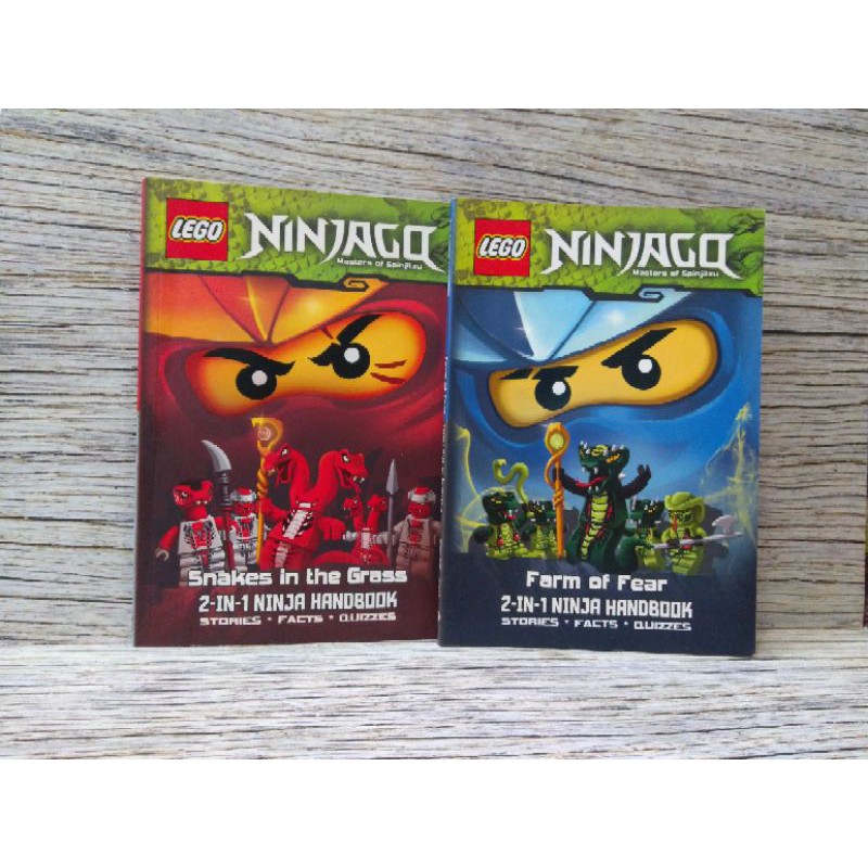 2 Buku LEGO NINJAGO Masters Of Spinjitzu