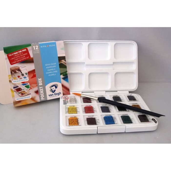 

Jual Van Gogh Watercolour Pocket Box 12 3 Pans For Free Limited