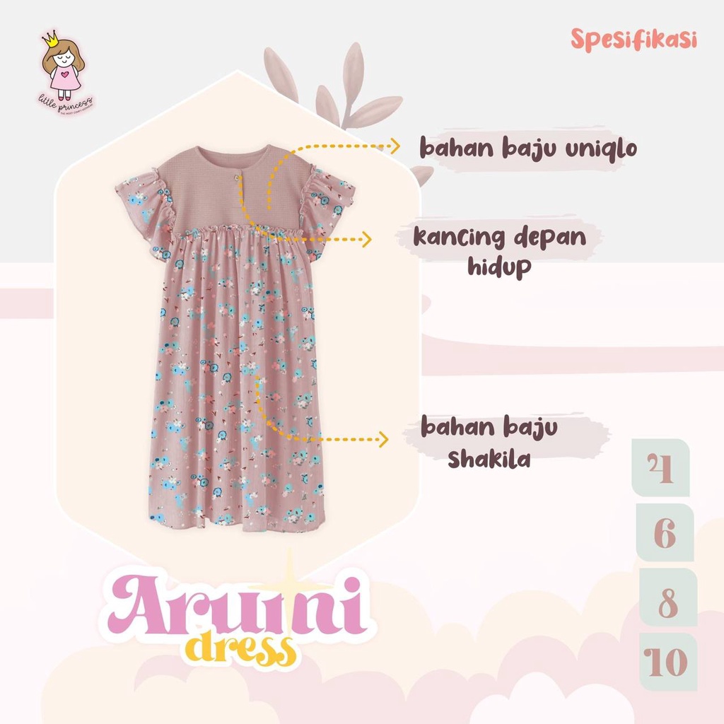 ARUMI DRESS by LITTLE PRINCESS