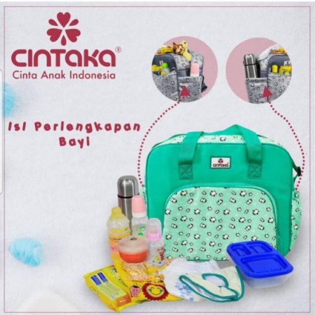 Cintaka Tas Bayi Besar Saku Depan Penguin Series - TCT 2153