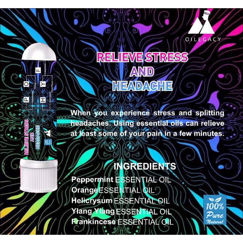 INHALER SAKIT KEPALA | STRESS | PUSING | HEADACHE | ANTI VIRUS | MUAL | ESSENTIAL OIL | KESEHATAN