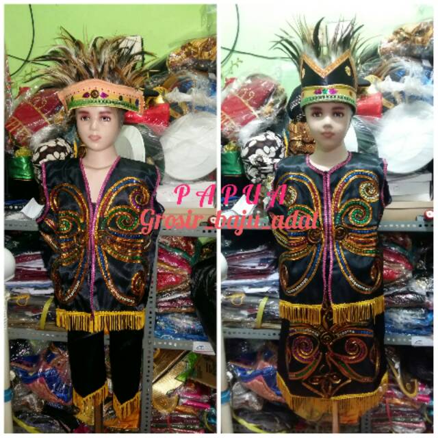  Baju  adat  papua  TK SD SMP SMA DEWASA Shopee Indonesia