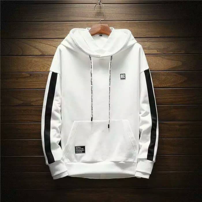HC Hoodie Oversize Atasan Pria Dan Wanita Bahan FLEECE Sweater Polos Kekinian Kasual OOTD Fashion Terkini Korean Style