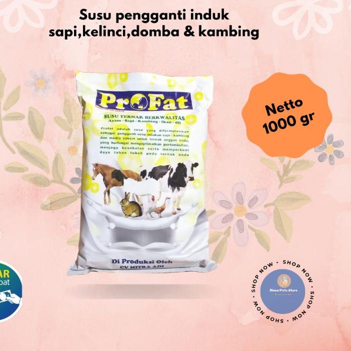 Shopee 3.15✅ susu pengganti indukan sapi,kambing,kelinci,kucing/susu profat 1000 gram/milk replacer/