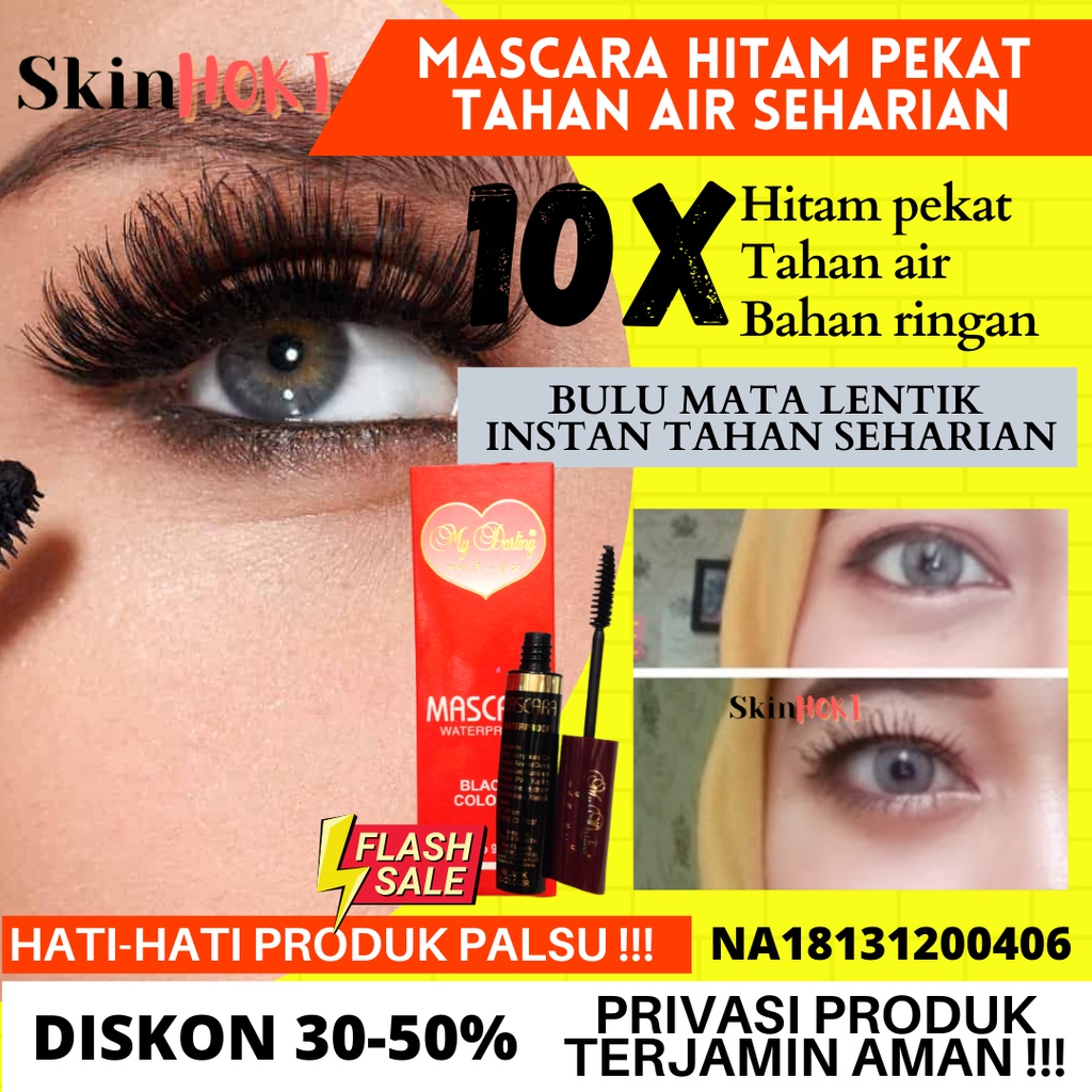 MASKARA WATERPROOF PELENTIK BULU MATA MY DARLING MASCARA MAKE UP TAHAN LAMA ORIGINAL