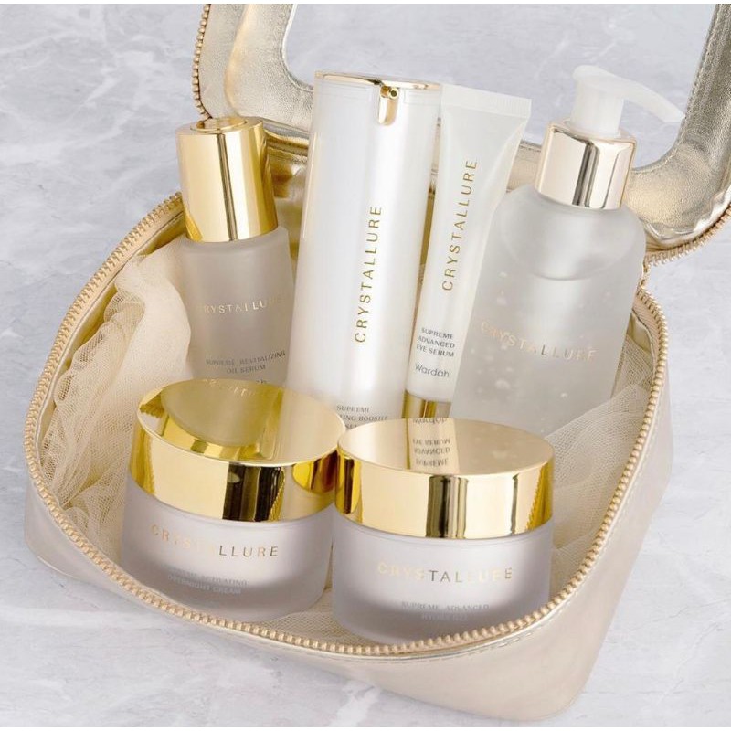 (Free Pouch) Seserahan Crystallure by Wardah