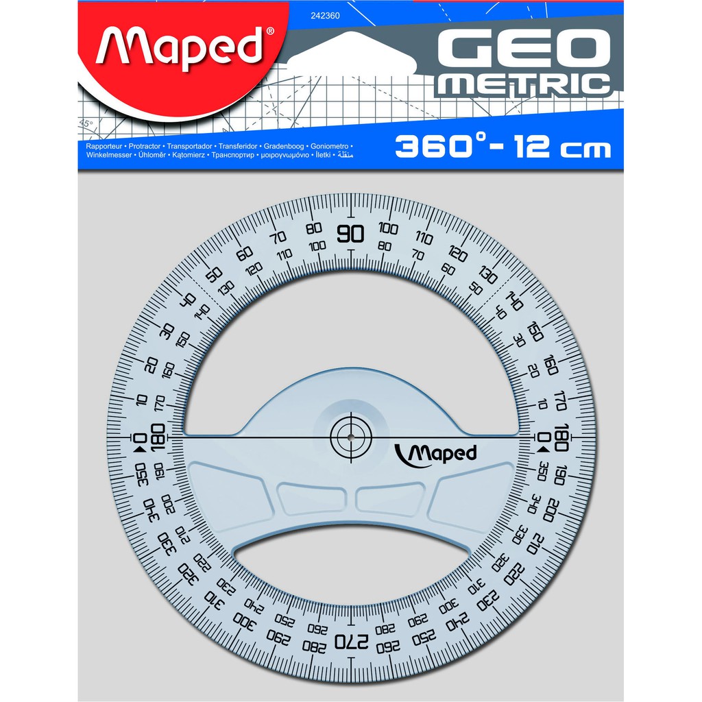 

Maped Penggaris Geometric 12 cm - 360 derajat