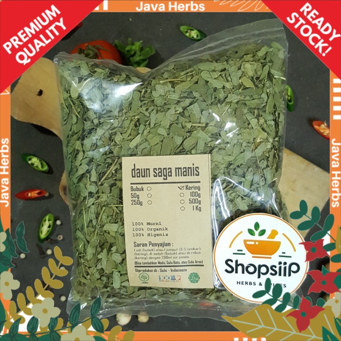 

DAUN SAGA MANIS SAGA RAMBAT SAGA TELIK KERING 250G