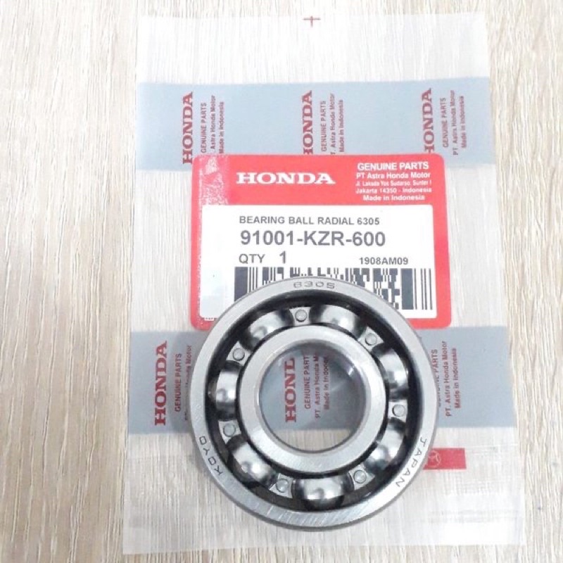 Bearing Bering Klaher 6305 Honda