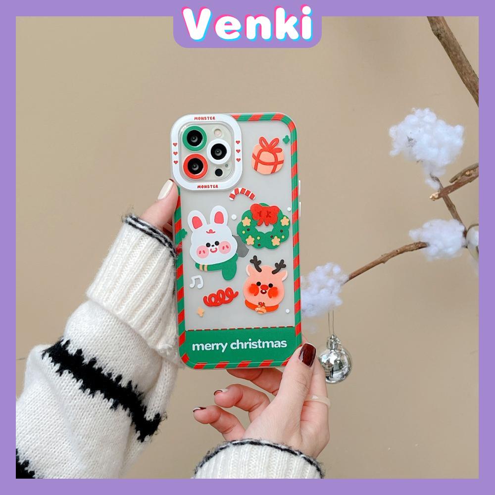 Casing Silikon Iphone 13 Pro Max 12 Pro Max 11 Pro Max 7 Plus Xr Xs Max Motif Snowflake Rusa Beruang Natal