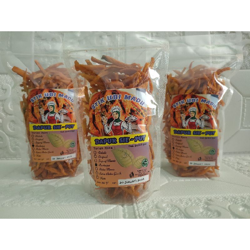 

Stik Ubi Madu / Keripik Ubi Madu Cilembu / Cemilan Tela-Tela Rasa Balado 170g