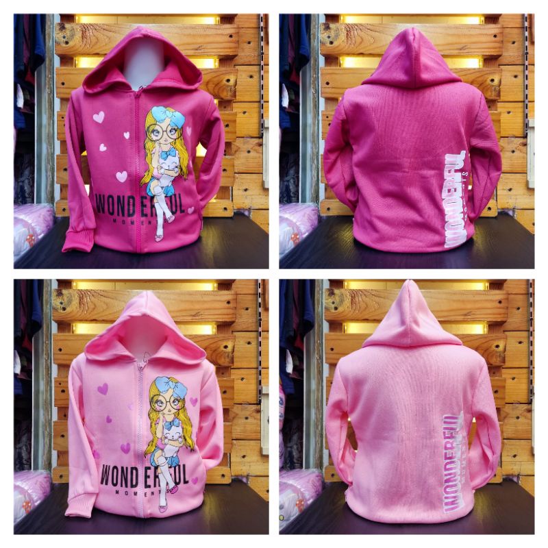 Model Baru/Jaket Anak Perempuan Wonderful Girl/Kids Jacket/Jaket Anak Perempuan Kekinian/Jaket Anak 