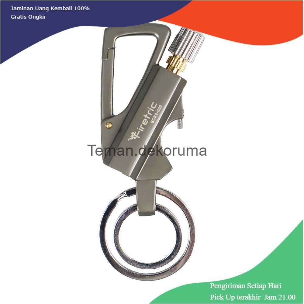 TD-AI04 Firetric Korek Api Gantungan Kunci Flint Starter Carabiner - BCK2-666