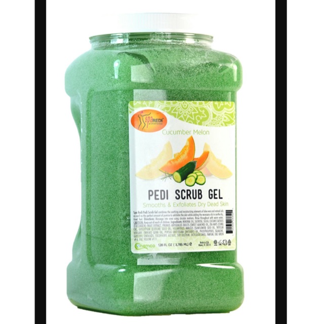 Sparedi Cucumber Melon Pedi Scrub Gel 3.785ml