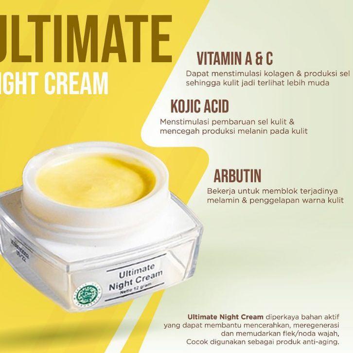 ♛ Ultimate Night cream/Krim malam ultimate MSGLOW M*SGLOW ➺