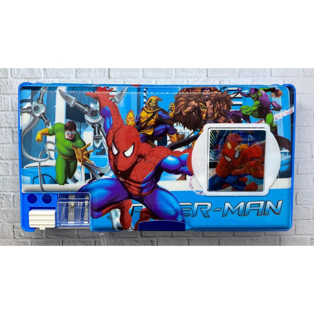 

Dosgrip/ Tempat Pensil/ Tempat Alat Tulis Karakter Spiderman, Elsa - LX 001