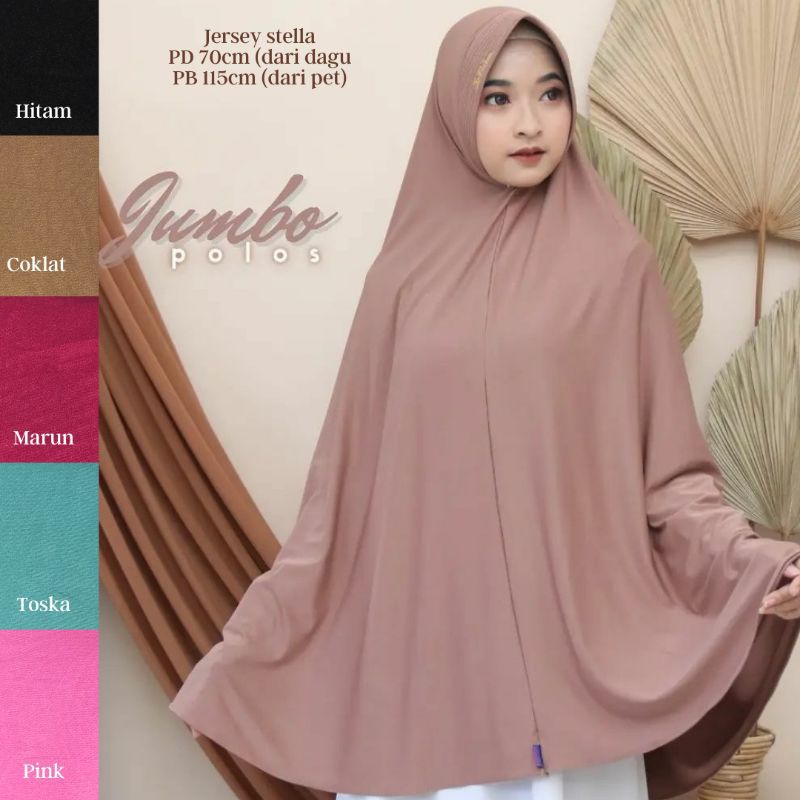 JILBAB KHIMAR JUMBO/HIJAB PED ANTEM/INSTAN BERGO SYAR'I/JILBAB BAGUS MURAH