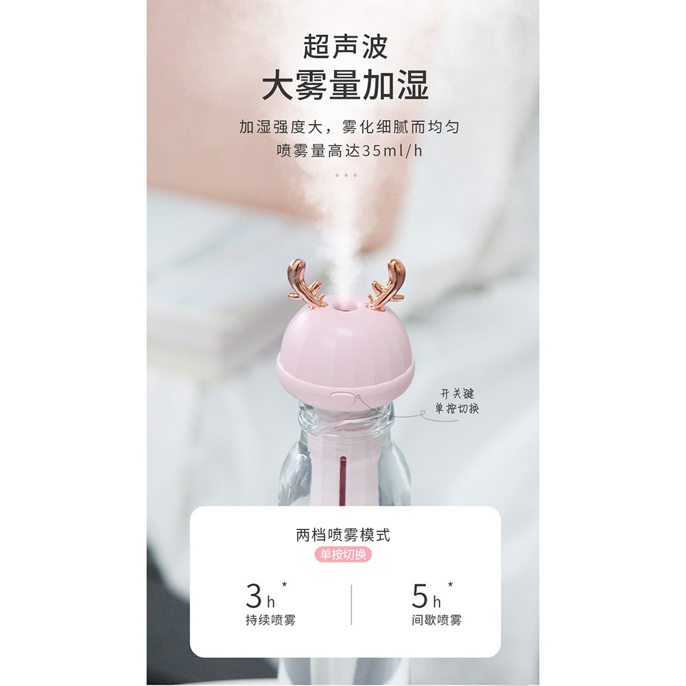 Humidifier Ultrasonic Air Humidifier Aromatherapy Portable Celup