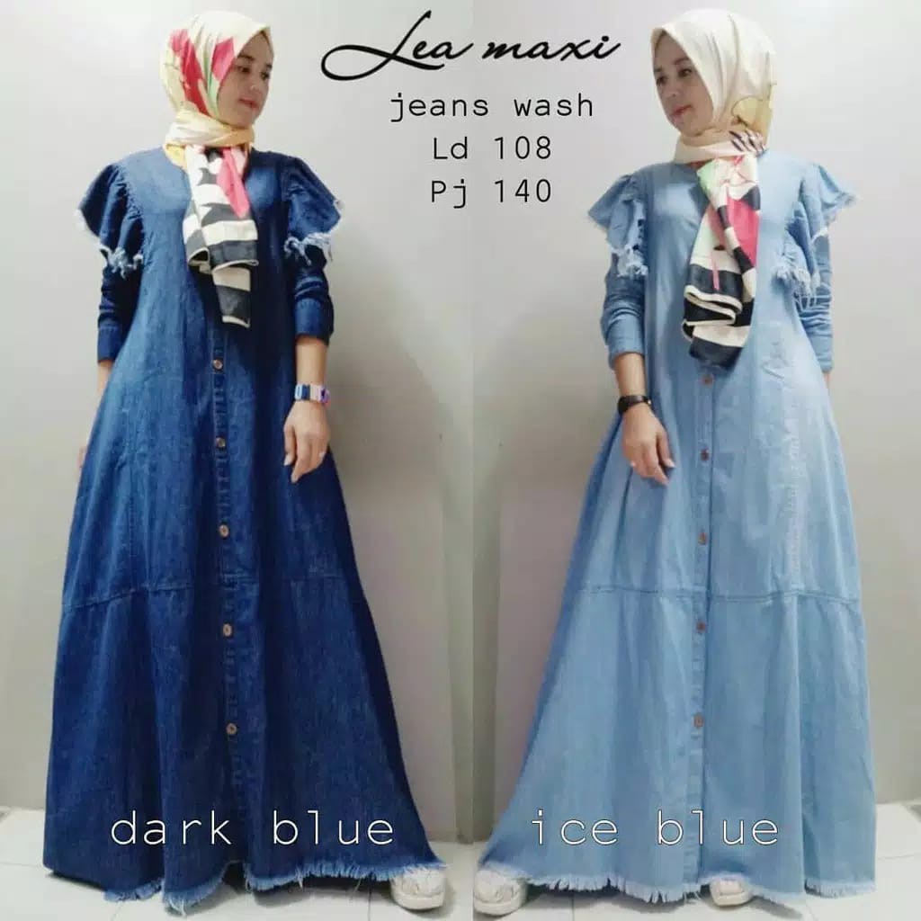 Lea Maxi - Jeans Wash