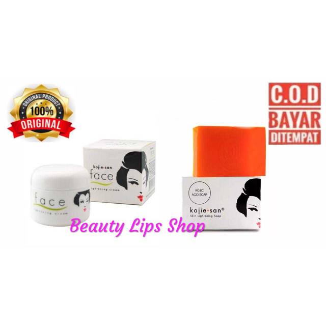 Original Paket Kojisan Face Lightning cream + Sabun Kojiesan 65 gr