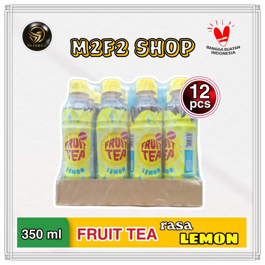 

Fruit Tea Lemon Botol Pet - 350 ml (Kemasan Karton)