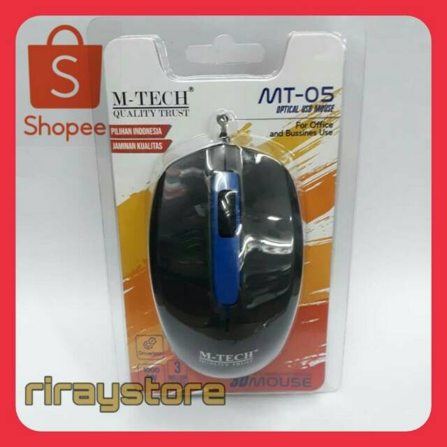 Mouse M-Tech MT05 MT-05 Mouse 1000DPI USB Computer 2.4GHz - Cable