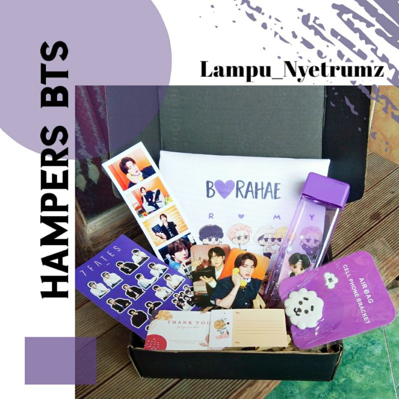 Hampers totebag BTS Hampers BT21 Kado Bts kpop kado ultah kado wisuda merchandise bts kado bts photo