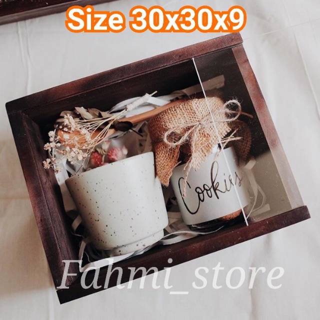 

GIFT BOX KAYU KOTAK SESERAHAN HANTARAN PERNIKAHAN KOTAK MAHAR HAMPERS KOTAK PARCEL KAYU SOUVENIR