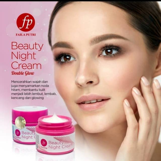 Double Glow Forte Night Beauty Cream faila putri BPOM