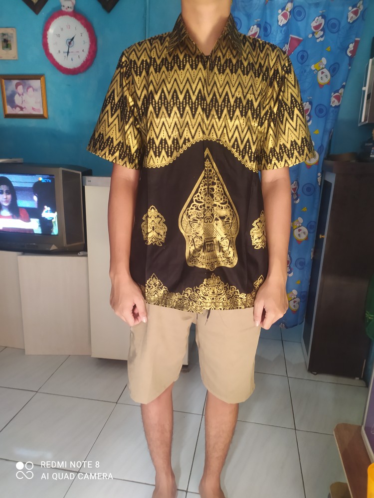 Bisa Pisah Batik Couple Keluarga Sania Ruffle Ori Ndoro Jowi Termurah Wayang Prodo