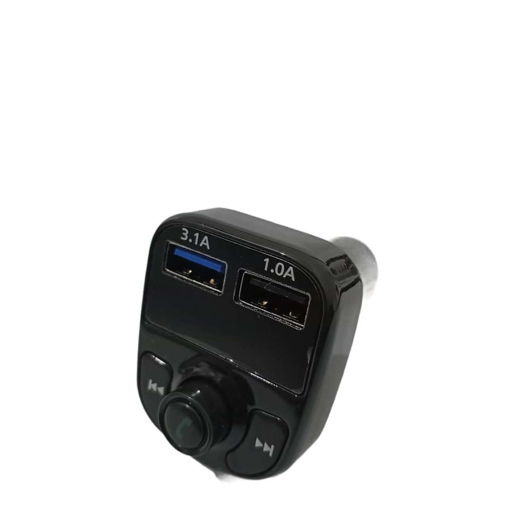 CAR CHARGER X8 DUAL USB WIRELESS BLUETOOTH FM TRANSMITTER CAR MP3