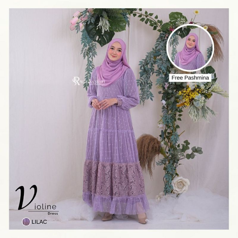 VIOLINE DRESS LILAC