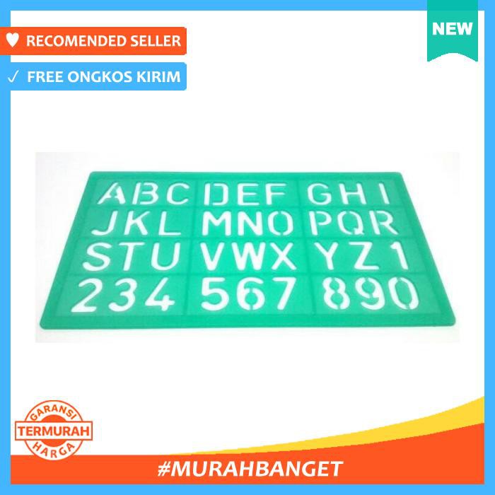 

Huruf&Angka Abjad/Lettering Stencil 20Mm Linex - Alat Tulis - Penggaris