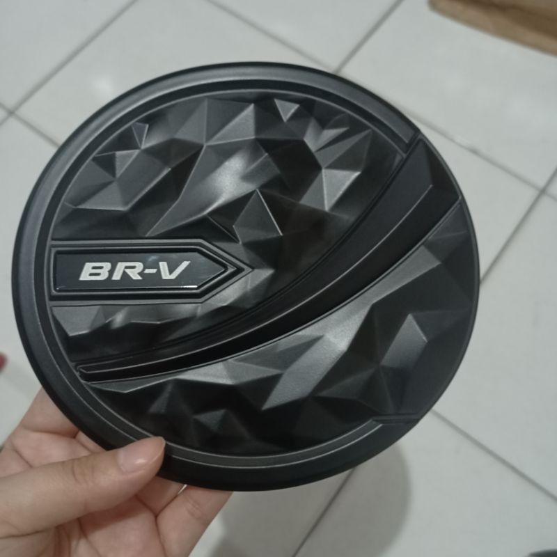 Paket Outer Handle Tank Cover Bensin All New BRV 2022 Hitam Doff Tulisan Putih