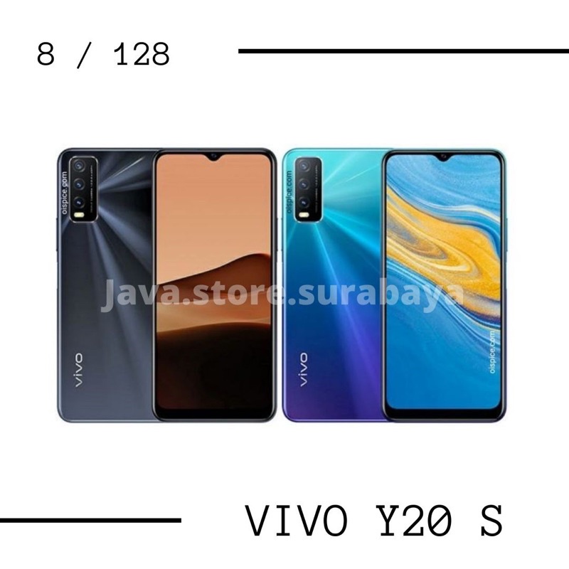 VIVO Y20S RAM 8GB INTERNAL 128GB SECOND ORIGINAL LIKE NEW FULSET