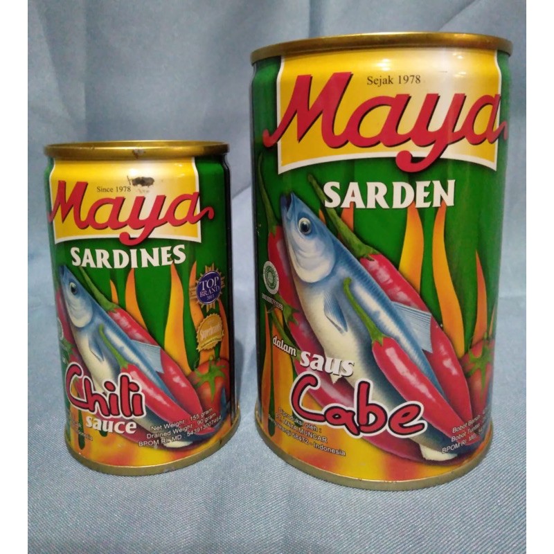 

Maya Sarden Cabai 155gr / 425gr