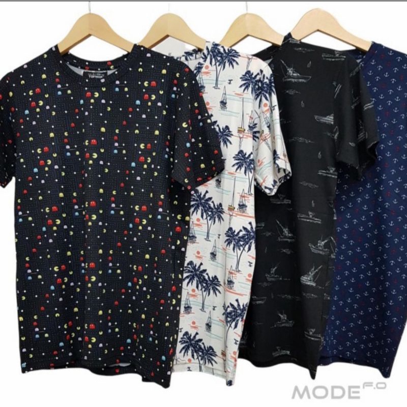 kaos pria big size topman motif