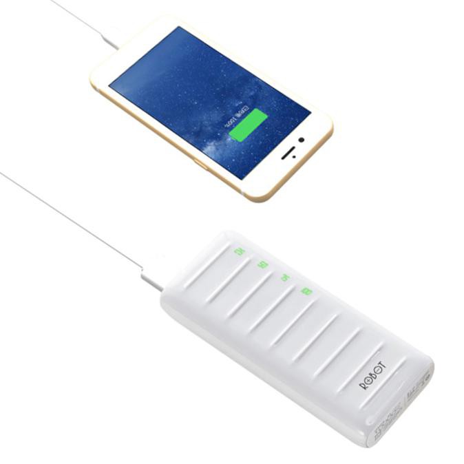 Baru Powerbank Robot Rt310 13000 Mah /Power Bank 2 Output Real Capacity Ready Stock