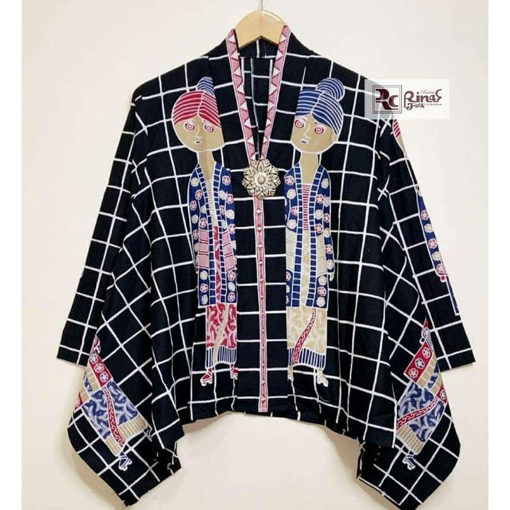Blus Aserehe Bu Tejo Kartinian/batik bu tejo/batik mbok jamu/blouse mbok jamu/blouse tejo/blus kerja