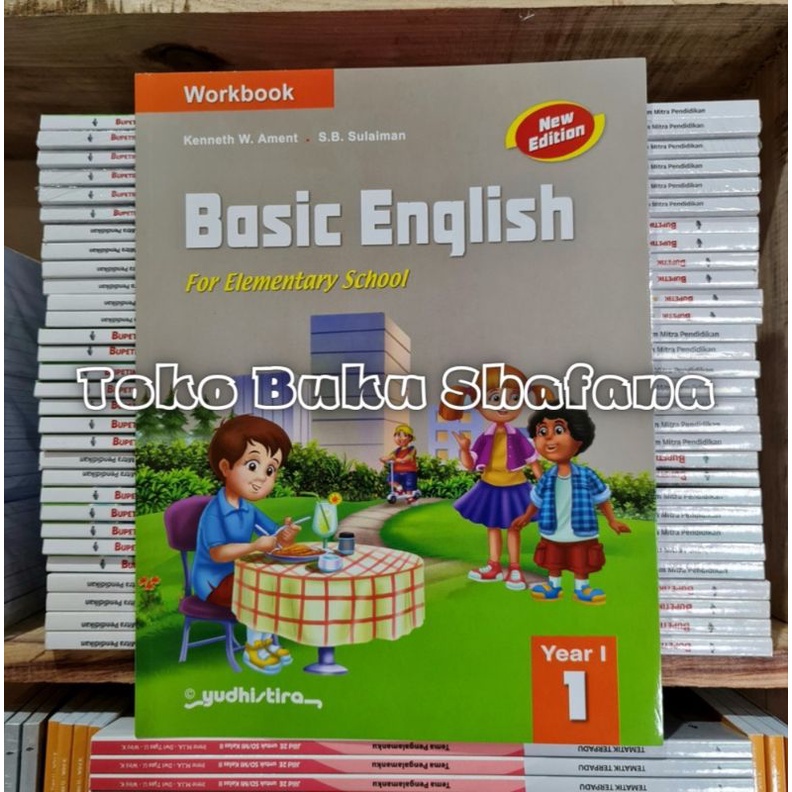 WORKBOOK BASIC ENGLISH NEW EDITION KELAS 1 2 3 4 5 6 SD/MI YUDHISTIRA