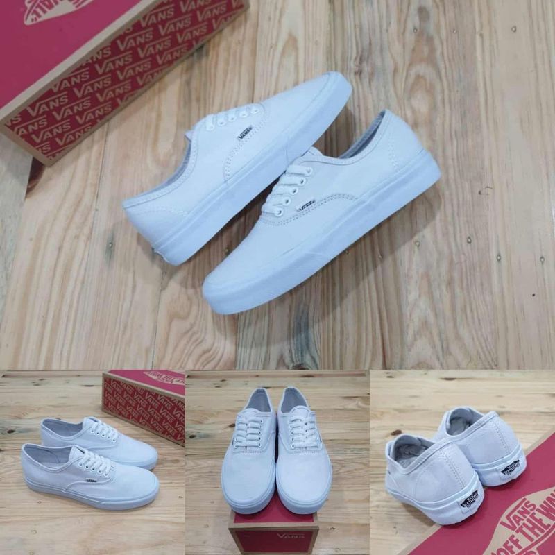 sepatu vans authentik mono nevy size 36-44 free kaos kaki