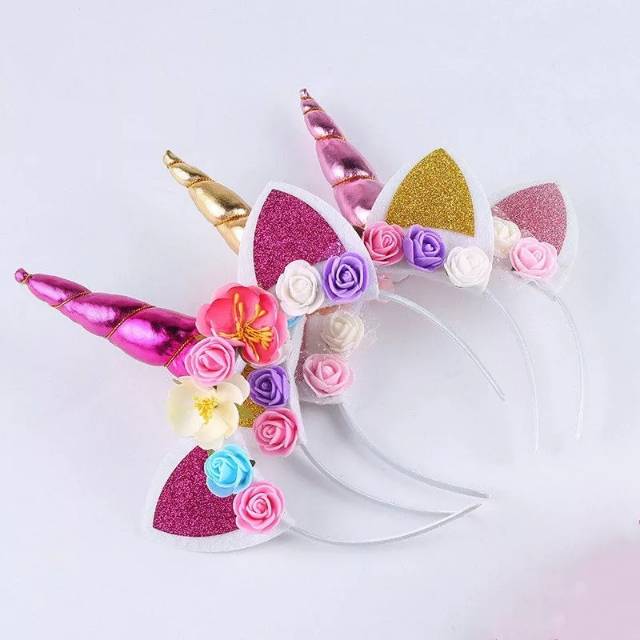 Bando Unicorn Anak Dewasa - Tanduk My Little Pony Bandana Aksesoris