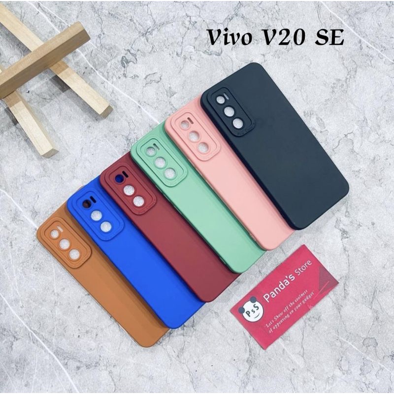 Softcase Pro Camera Vivo V20 SE Candy Case Full Color 3D Silikon TPU