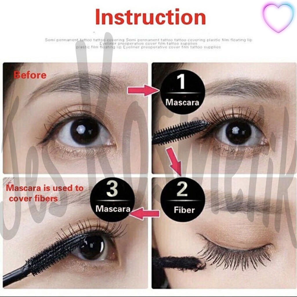 [LUSINAN] DNM Eyeliner Mascara Waterproof / Grosir Kosmetik