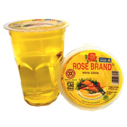 

Rosebrand Minyak Goreng 220ml Rose Brand Kemasan Gelas Cup