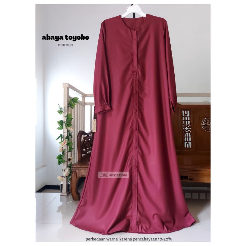 Gamis Abaya toyobo | busui friendly | 1 kg muat 3 pcs