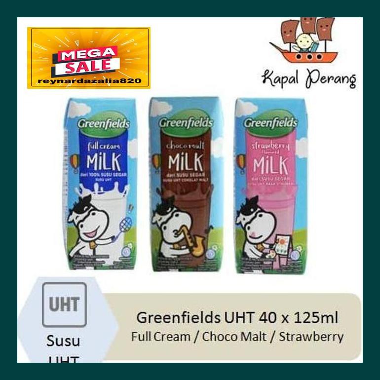 

Reypsum Greenfields Uht 1 Karton 40 Pcs X 125Ml - Strawberry S30Cryr