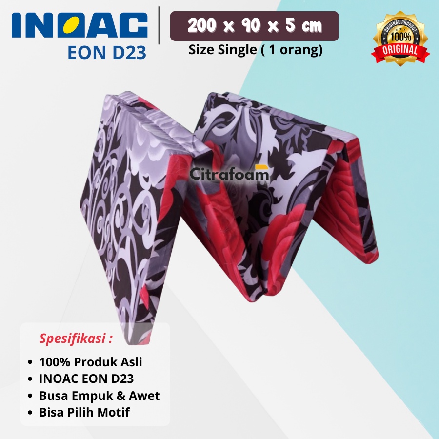 Kasur Busa Lipat INOAC EON D23 200x90x5 cm Size Nomor 2