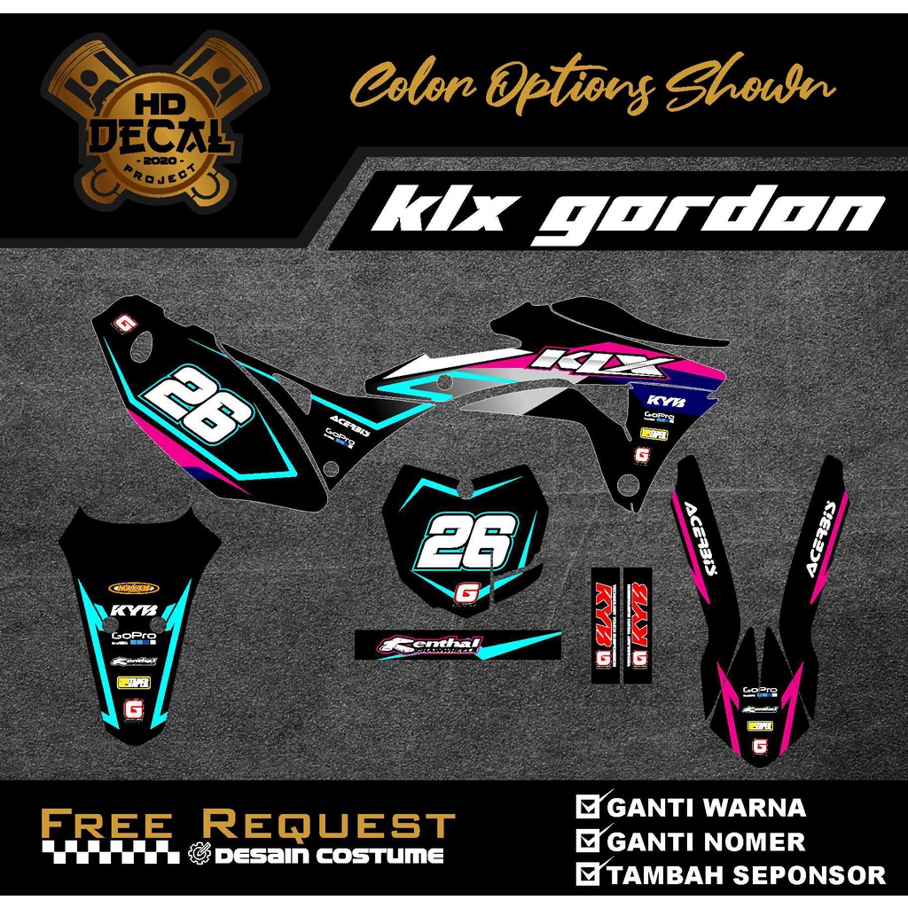 COD,,Decal klx Gordon Full Body Desain Costume